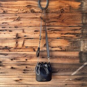 KATE SPADE | Rosie Black Leather Bucket Bag NEW